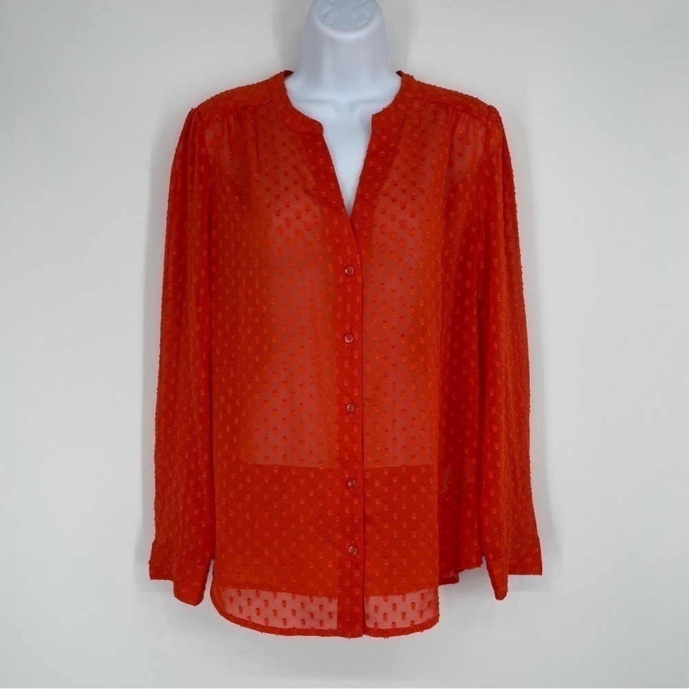 Drapey Classic Textured Blouse
Orange Banana Republic